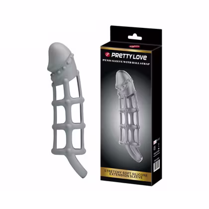 Imagem do produto Capa Peniana Vazada em Silicone - Pretty Love Penis