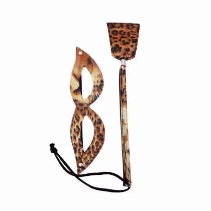 Imagem do produto Brasil Fetiche - Kit Tiazinha Máscara e Chibata |Onça