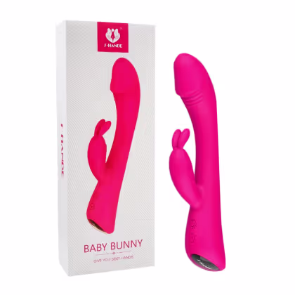 Imagem do produto Vibrador Rabbit com Glande e 9 Vibrações - Pink | S-Hande
