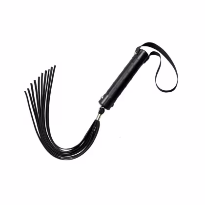 Imagem do produto Chicote em Couro Sintético - 40 cm - Preto | La Pimienta
