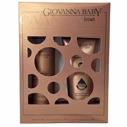 Imagem do produto Giovanna Baby Kit 1 Body Splash 260ml + 1 Loção Hidratante Corporal 200ml Brown