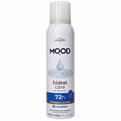 Imagem do produto My Health Mood Care Desodorante Antitranspirante Aerossol Sem Alumínio Hidrat Care 150ml / 87g