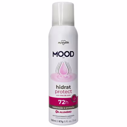 Imagem do produto My Health Mood Care Desodorante Antitranspirante Aerossol Sem Alumínio Hidrat Protect 150ml / 87g