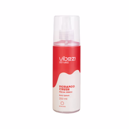 Imagem do produto Body Splash Morango Crush Vibez da Vez Hinode 200ml