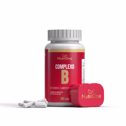 Imagem do produto Complexo B 180 Caps 500mg Vits B1 B2 B3 B5 B6 B12 - Nutrione