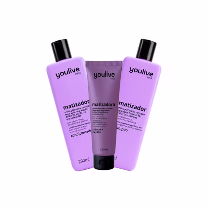 Imagem do produto Kit Matizador Youlive Hair Brilho 3D e Reparação