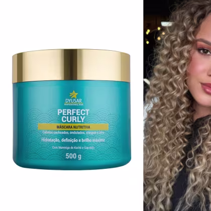 Imagem do produto Máscara Nutritiva Para Cabelos Ondulados Cacheados Dyusar Cosméticos 500g