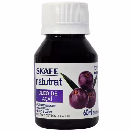 Imagem do produto Skafe Natutrat Óleo Capilar de Açaí 100% Vegano 60ml
