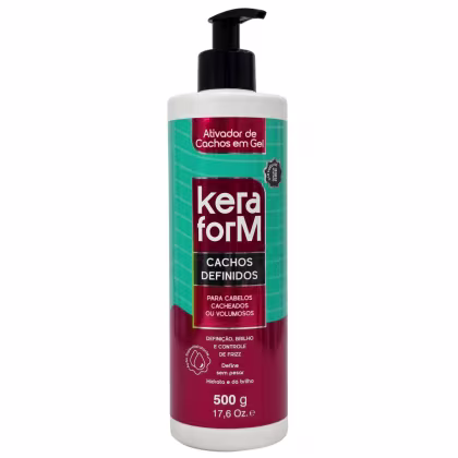 Imagem do produto Skafe Keraform Ativador de Cachos em Gel Cachos Definidos 500g