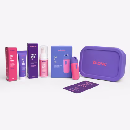 Imagem do produto Kit Marmita Casal Namorados Sugador 3 em 1 + Mousse Beijável + Lubrificante - Edição Especial