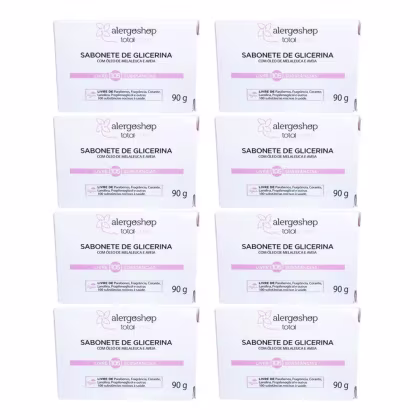 Imagem do produto Kit Sabonete em Barra de Glicerina - Total Care 90g Cada 8 Unidades