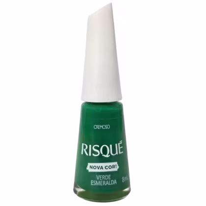 Imagem do produto Risque Esmalte Cremoso Verde Esmeralda 8ml