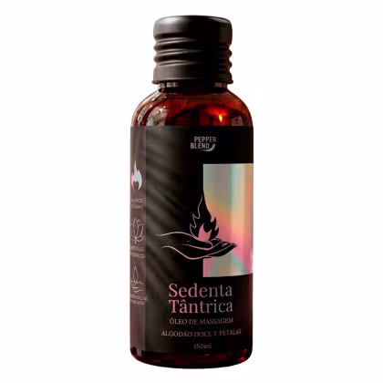 Imagem do produto Óleo de Massagem Tântrica e Corporal Aroma Algodão Doce e Pétalas 120ml