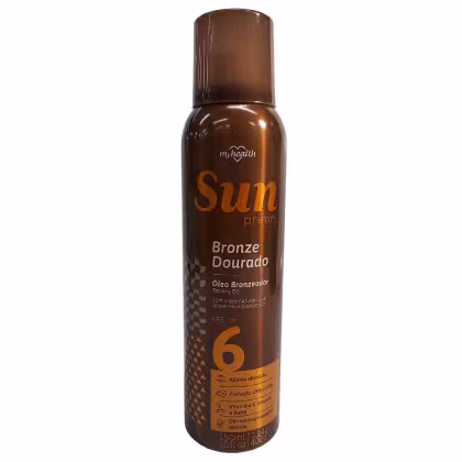 Imagem do produto My Health Sun Prime Óleo Bronzeador Bronze Dourado FPS 6 150ml / 114g