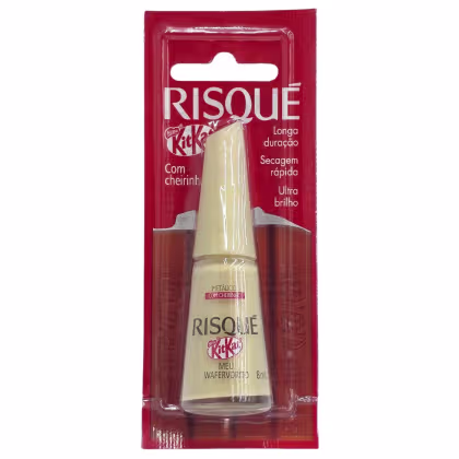 Imagem do produto Risque Kit Kat Esmalte Metálico Meu Wafervorito Blister 8ml