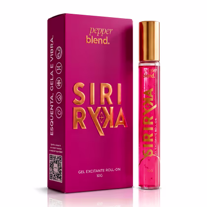 Imagem do produto Gel Íntimo Excitante Roll-on Siriryka Esquenta Gela Vibra 10g P