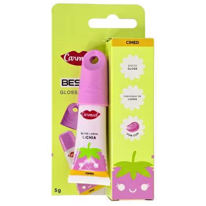 Imagem do produto Carmed Gloss Labial Lichia Bestie Com Cor 5g