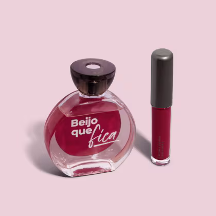 Imagem do produto Combo Beijo que Fica: Desodorante Colônia + Batom Líquido