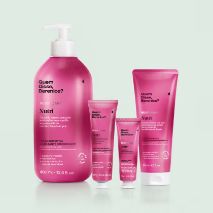 Imagem do produto Combo Nutri Loção 200ml + Loção 400ml + Manteiga Corporal 100g + Creme Mãos 30g