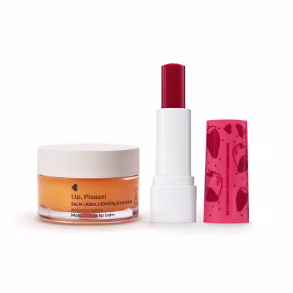 Imagem do produto Combo Balm Labial: Morango Tango + Hidratação Intensa Lip, Please!
