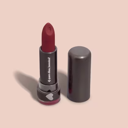 Imagem do produto Batom Mate Vermelho Vermelhou Alta Pigmentação 3,8g