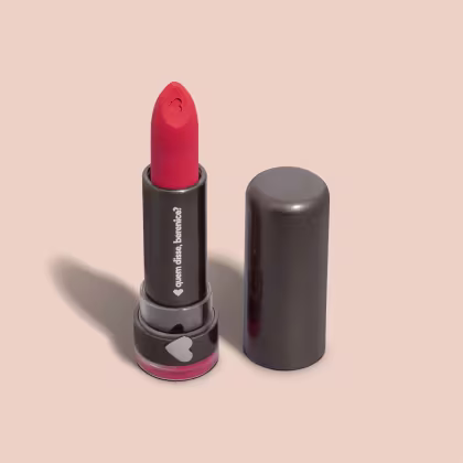 Imagem do produto Batom Mate Vermelho Vermelaranja Alta Pigmentação 3,8g