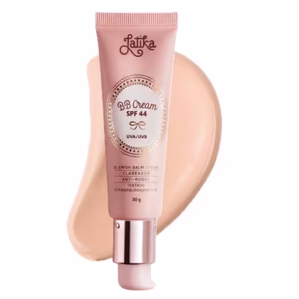 Imagem do produto BB Cream Latika Base Clareadora Facial Cor Claro FPS 44 UVA/UVB 30g