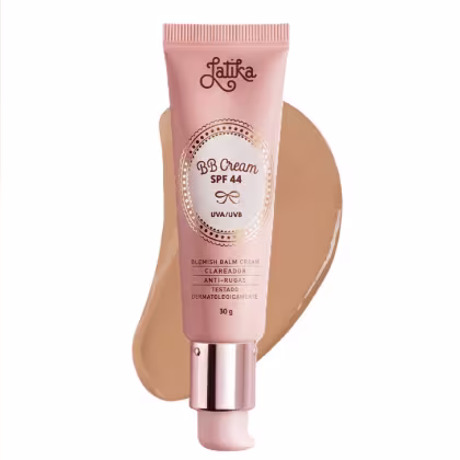 Imagem do produto BB Cream Latika Base Clareadora Facial Bege Médio Com Proteção Solar FPS44 30g