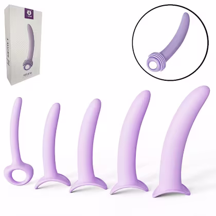 Imagem do produto Kit de Dilatador Vaginal Curvado com 5 Tamanhos Renew