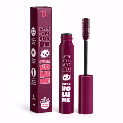 Imagem do produto Máscara Para Cílios Dailus Peel-Off Panda Ultra Volume Marsala 6g
