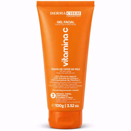 Imagem do produto Gel Facial Dermachem Vitamina C Todos Os Tipos De Pele 100g