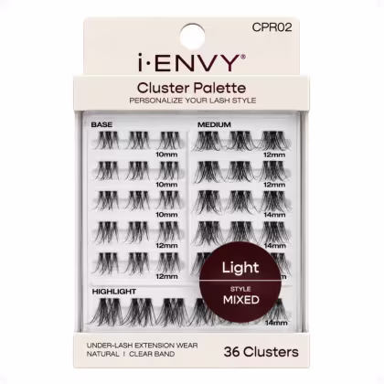 Imagem do produto Paleta De Cílios Postiços Kiss Ny I-Envy Cluster Palette Light Style Mixed Cpr02