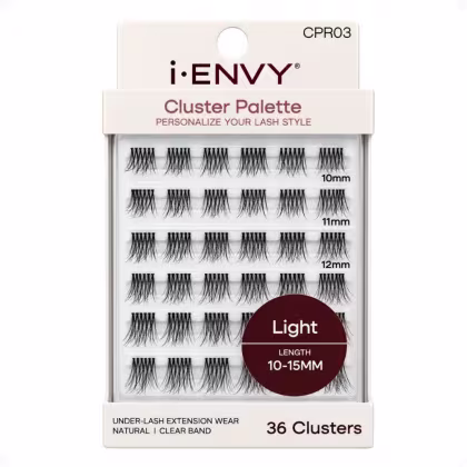 Imagem do produto Paleta De Cílios Postiços Kiss Ny I-Envy Cluster Palette Light Length 10-15mm Cpr03