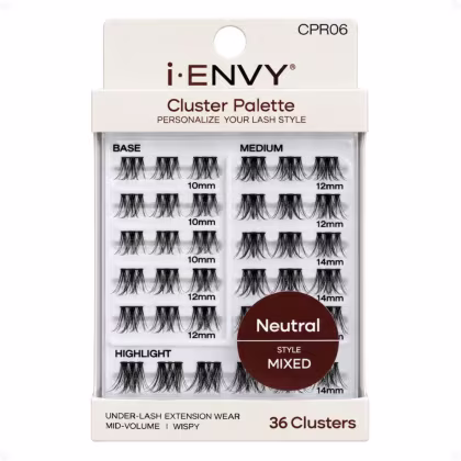 Imagem do produto Paleta De Cílios Postiços Kiss Ny I-Envy Cluster Palette Neutral Style Mixed Cpr06