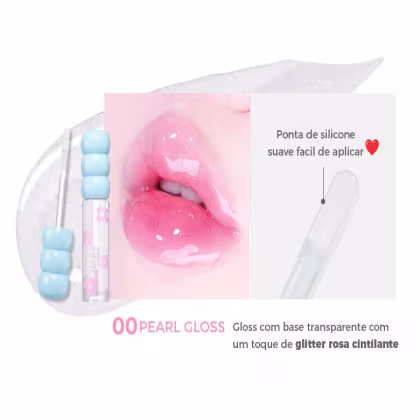 Imagem do produto Colorgram Fruity Glass Tint 3g (NOVAS CORES!!) Cor:#00 Pearl Gloss