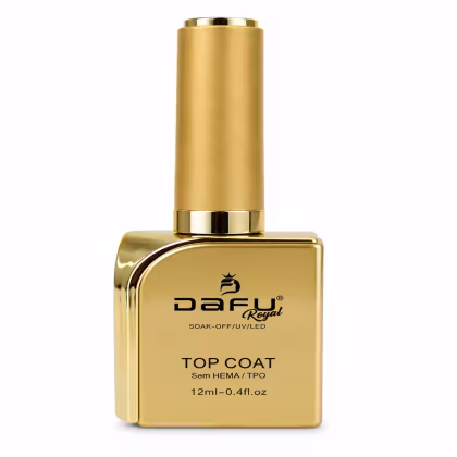 Imagem do produto ESMALTE DAFU TOP COAT DOURADO 15ML