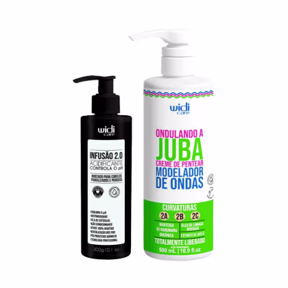 Imagem do produto Kit Widi Care - Acidificante Infusão 2.0 + Creme de Pentear Ondulando Juba