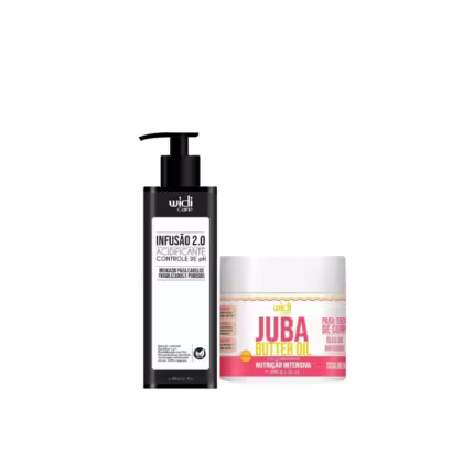 Imagem do produto Kit Widi Care Infusão 2.0 - Acidificante 300g +Juba Butter Oil - Tratamento Capilar Nutritivo 500g