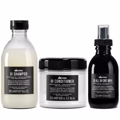 Imagem do produto Kit Davines OI Shampoo 280ml + Condicionador 250ml + All In One Milk 135ml