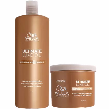 Imagem do produto Kit Wella Ultimate Luxe Oil - Shampoo 1L + Máscara 500ml