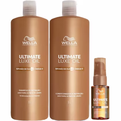 Imagem do produto Kit Wella Ultimate Luxe Oil - Shampoo & Condicionador 1L + Óleo 30ml