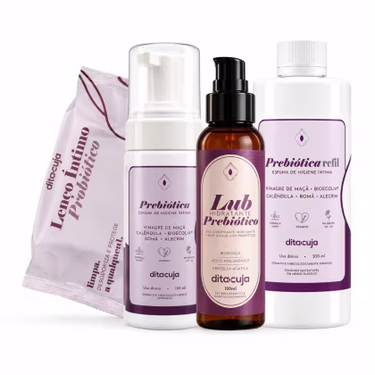 Imagem do produto Kit Rotina Prebiótica Lubrificante, Lenço, Espuma e Refil Dita Cuja