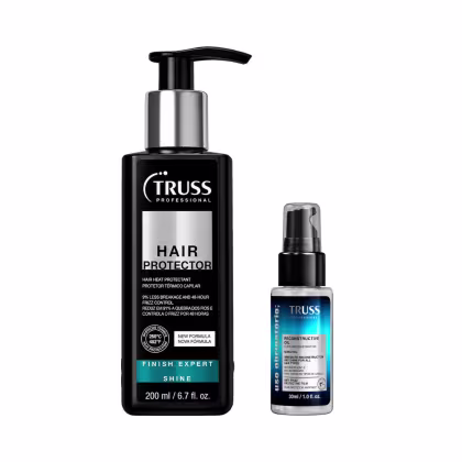 Imagem do produto Kit Truss Hair Protector Finish Expert Shine + Óleo Uso Obrigatório 30ml