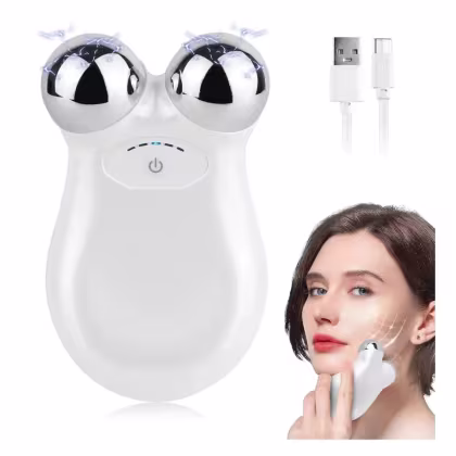 Imagem do produto Mini Aparelho Massageador Facial Ems Microcorrente Portátil