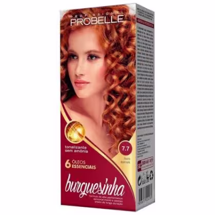 Imagem do produto TINTURA BURGUESINHA SEM AMÔNIA TOM: 7.7 - LOURO MARROM