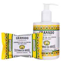 Imagem do produto Kit Granado Terrapeutics Castanha do Brasil Banho e Maciez (2 Produtos)