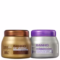 Imagem do produto Kit Forever Liss Banho de Pérola e Verniz (2 Produtos)