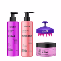 Imagem do produto Kit Spa Labotrat Pitaya Melancia Sais Sabonete + Escova