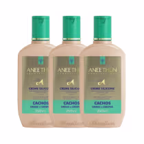 Imagem do produto Kit Aneethun com 3 Cremes de Silicone Cachos 250ml
