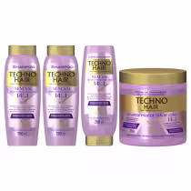 Imagem do produto Kit Gota Techno Hair 2 Shampoo + Cond e Creme Desamarelador